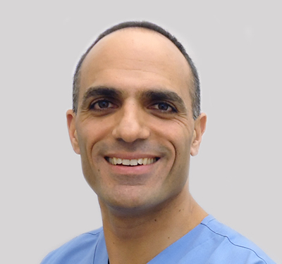 best implant dentist in London specialist prosthodontist Dr Sanei